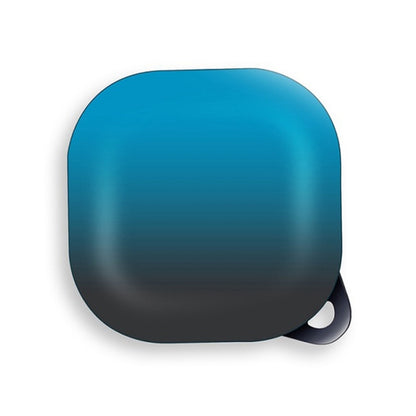Gradient Headphone Cover For Samsung Buds Pro/Buds Live/Buds 2(Blue Black) - Samsung Earphone Case by buy2fix | Online Shopping UK | buy2fix