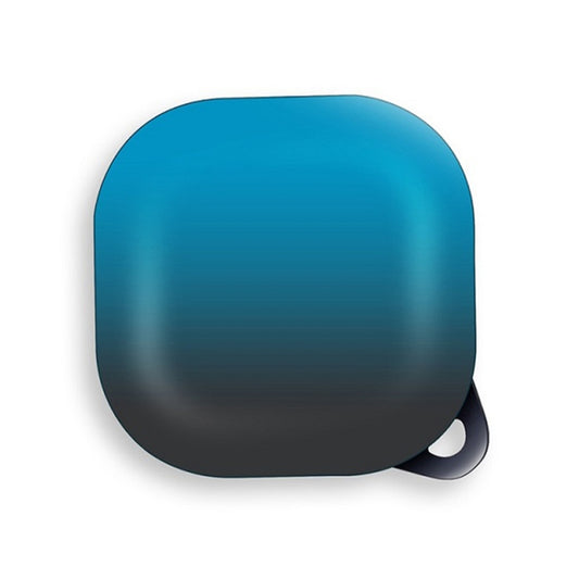 Gradient Headphone Cover For Samsung Buds Pro/Buds Live/Buds 2(Blue Black) - Samsung Earphone Case by buy2fix | Online Shopping UK | buy2fix