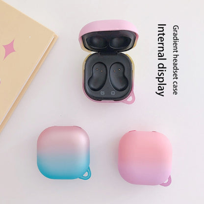 Gradient Headphone Cover For Samsung Buds Pro/Buds Live/Buds 2(Pink) - Samsung Earphone Case by buy2fix | Online Shopping UK | buy2fix