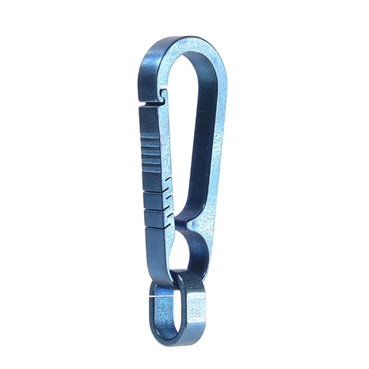 Men Titanium Alloy Keychain Car Key Waist Hanging(Blue) - Key Rings by buy2fix | Online Shopping UK | buy2fix