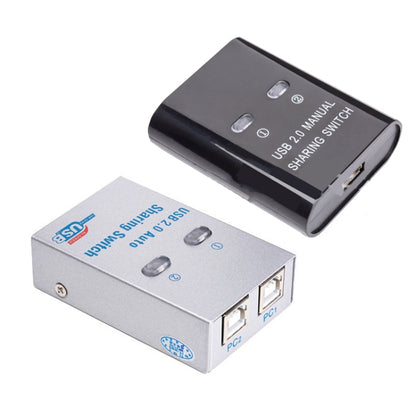 SW68 2 In 1 Switcher USB Manual Print Sharer, Color: Black by buy2fix