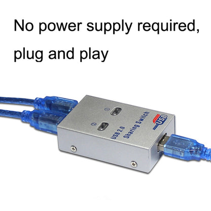 SW68 2 In 1 Switcher USB Manual Print Sharer, Color: Black by buy2fix