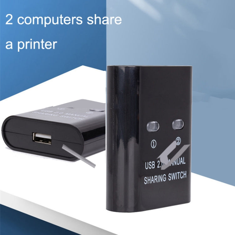 SW68 2 In 1 Switcher USB Manual Print Sharer, Color: Black by buy2fix