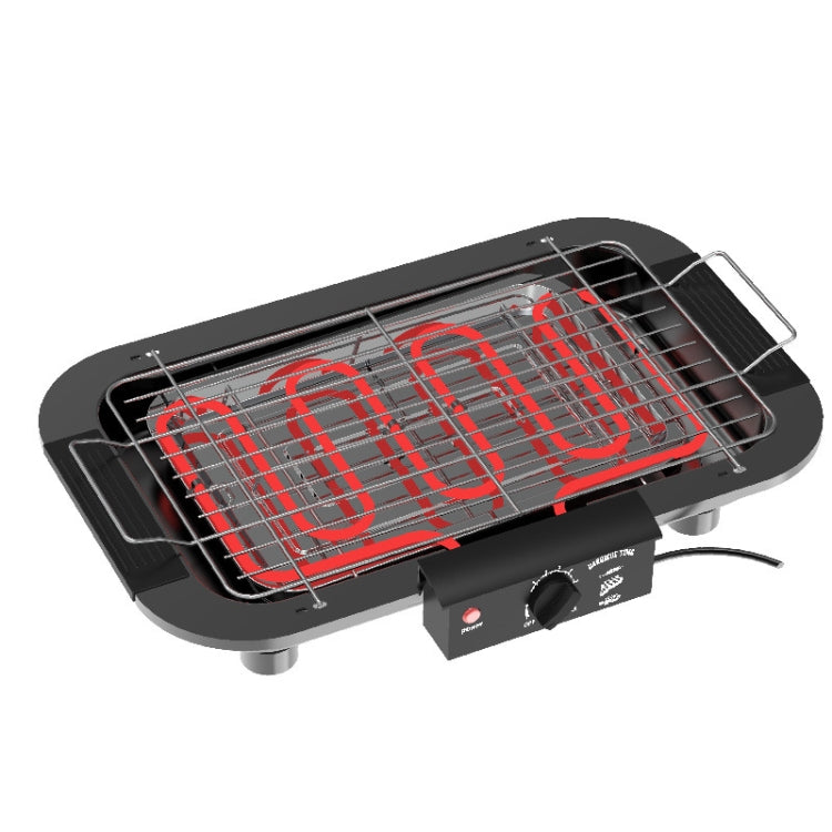 1800W Electric Grill Home BBQ Grill, EU Plug(Red) - Bulit-in Ovens & Accessories by buy2fix | Online Shopping UK | buy2fix