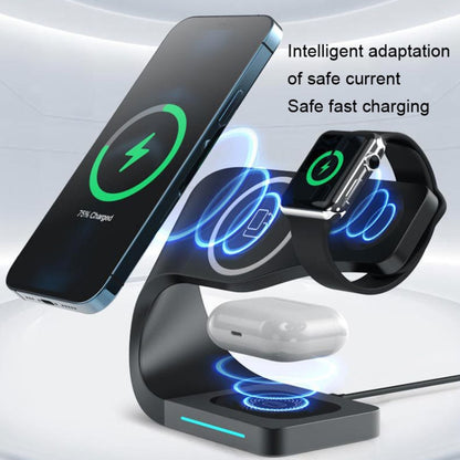 LFX-178 4 In 1 Wireless Charger For Smartphone&iWatch&AirPods(White) - Wireless Charger by buy2fix | Online Shopping UK | buy2fix