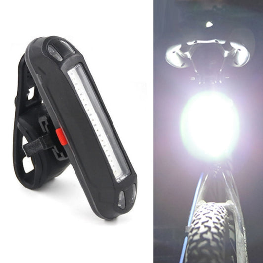 LED Rechargeable Bicycle Warning Strip Tail Light(OPP White Light) by buy2fix