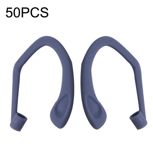 50PCS EG40 For Apple Airpods Pro Sports Wireless Bluetooth Earphone Silicone Non-slip Ear Hook(Purple) - Anti-lost & Holder by buy2fix | Online Shopping UK | buy2fix