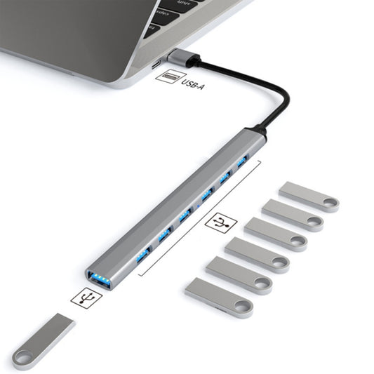 7 in 1 USB3.0 Docking Station Laptop Multifunctional HUB(USB Interface) by buy2fix