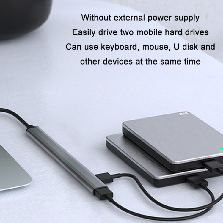 7 in 1 USB3.0 Docking Station Laptop Multifunctional HUB(Type-C Interface) - Computer & Networking by buy2fix | Online Shopping UK | buy2fix