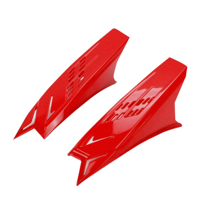 1 Pair Motorcycle Helmet  Horns Plastic Paste Decoration(Red) - Ornamental Parts by buy2fix | Online Shopping UK | buy2fix