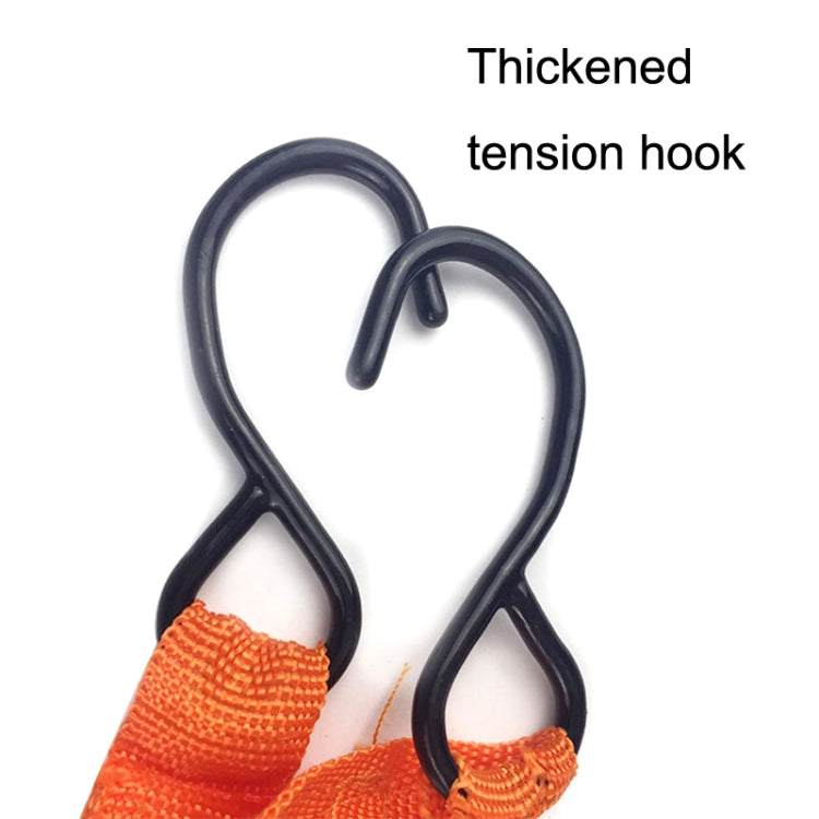 4PCS 15 Inch Tensioner Ratchet Strap Car Ratchet Thread Tensioner(Orange) - Towing Bars by buy2fix | Online Shopping UK | buy2fix