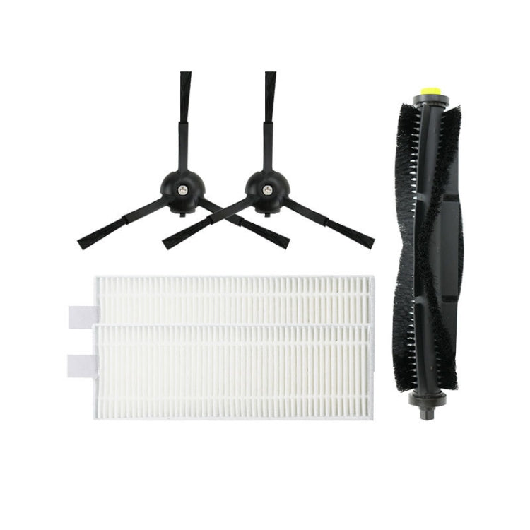 Main Brush +2 Filters+2 Side Brushes For 360 X100/X100 MAX Robot Vacuum Accessories - Other Accessories by buy2fix | Online Shopping UK | buy2fix