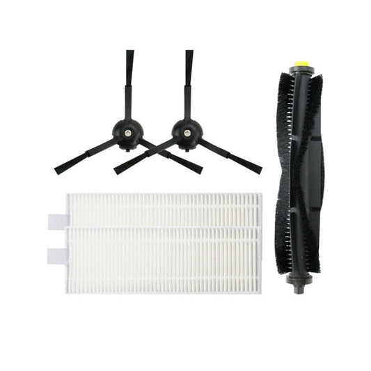 Main Brush +2 Filters+2 Side Brushes For 360 X100/X100 MAX Robot Vacuum Accessories - Other Accessories by buy2fix | Online Shopping UK | buy2fix