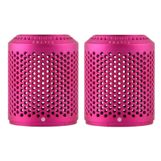 2 PCS Outer Cover Dust Filter for Dyson Hair Dryer HD01/HD03/HD08(Rose Red)