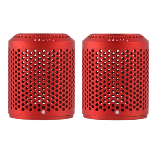 2 PCS Outer Cover Dust Filter for Dyson Hair Dryer HD01/HD03/HD08(Red) - For Dyson Accessories by buy2fix | Online Shopping UK | buy2fix