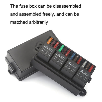 TF008-10 24V 4Pin Relay Car RV Radiography Sound Modified Electromagnetic Insurance Box - Relays by buy2fix | Online Shopping UK | buy2fix