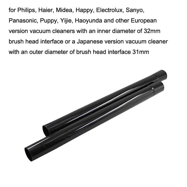 5PCS For Philips / Midea Vacuum Cleaner Accessories Straight Pipe Connecting Pipe - For Philips Accessories by buy2fix | Online Shopping UK | buy2fix