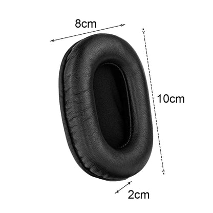 2 PCS Headset Sponge Earmuffs For SONY MDR-7506 / V6 / 900ST, Color: White Stitching - Earmuff & Pad by buy2fix | Online Shopping UK | buy2fix