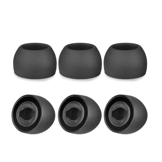 6 PCS Silicone Earplugs For TWS Samsung Galaxy Buds Pro( Large Black) - Anti-dust & Ear Caps by buy2fix | Online Shopping UK | buy2fix