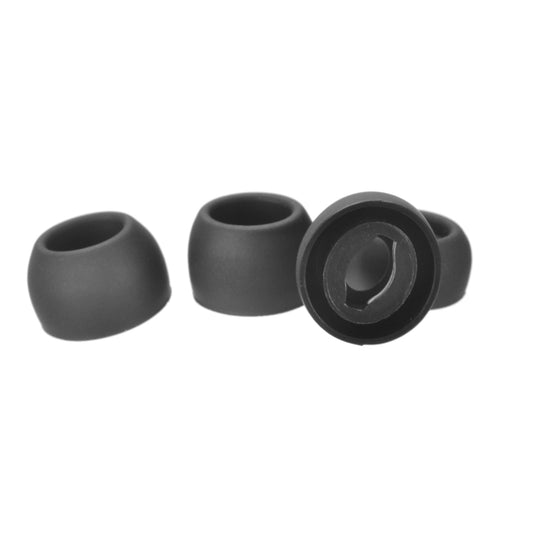6 PCS Silicone Earplugs For TWS Samsung Galaxy Buds Pro(Medium Black) - Anti-dust & Ear Caps by buy2fix | Online Shopping UK | buy2fix