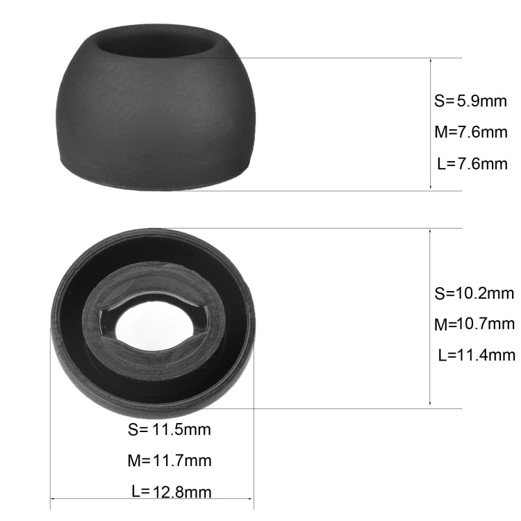 6 PCS Silicone Earplugs For TWS Samsung Galaxy Buds Pro( Large Purple) - Anti-dust & Ear Caps by buy2fix | Online Shopping UK | buy2fix