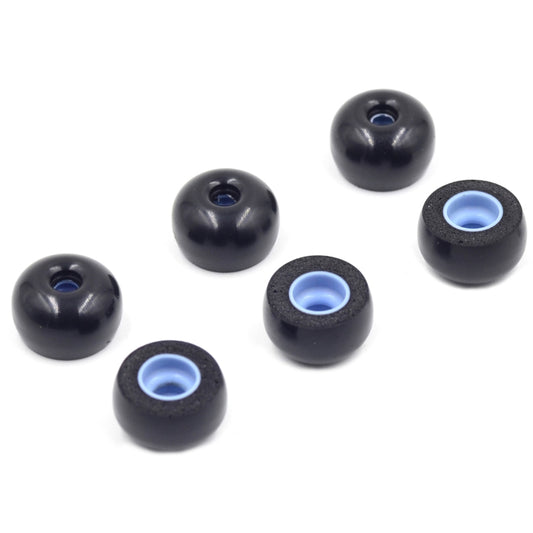 6 PCS Memory Foam Earplugs For TWS Jabra Elite 65T Sony WF-1000XM3 Real Wireless Headset Large - Anti-dust & Ear Caps by buy2fix | Online Shopping UK | buy2fix