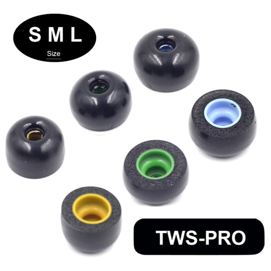 6 PCS Memory Foam Earplugs For TWS Jabra Elite 65T Sony WF-1000XM3 Real Wireless Headset Small - Anti-dust & Ear Caps by buy2fix | Online Shopping UK | buy2fix