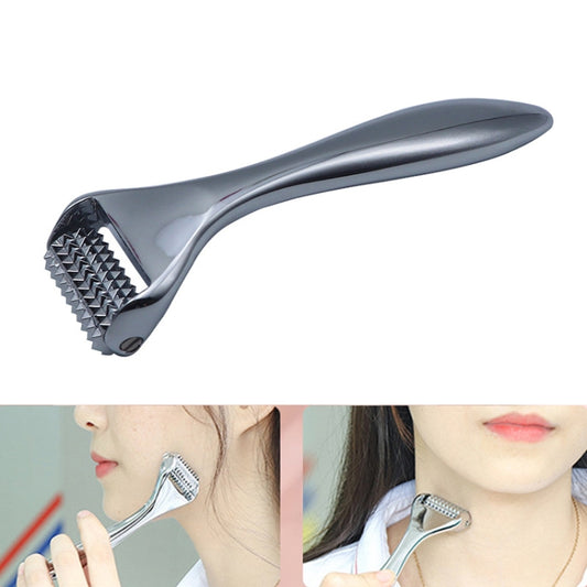 Face Slimming Instrument Roller Metal Barbed Facial Massager(Silver) - Massage & Relaxation by buy2fix | Online Shopping UK | buy2fix