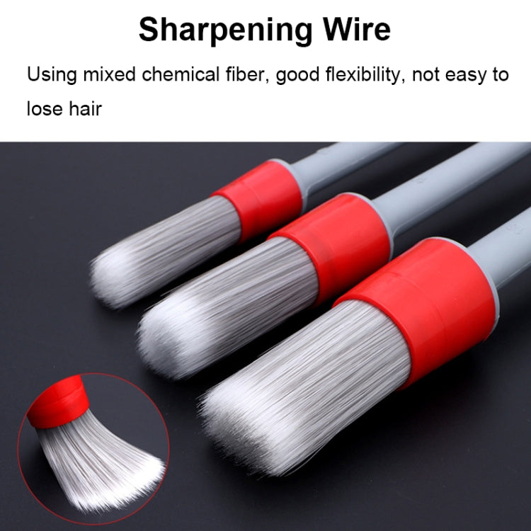 QZZS-82 Solid Sharpened Wire Automotive Detail Cleaning Brush(3 In 1) - Car washing supplies by buy2fix | Online Shopping UK | buy2fix