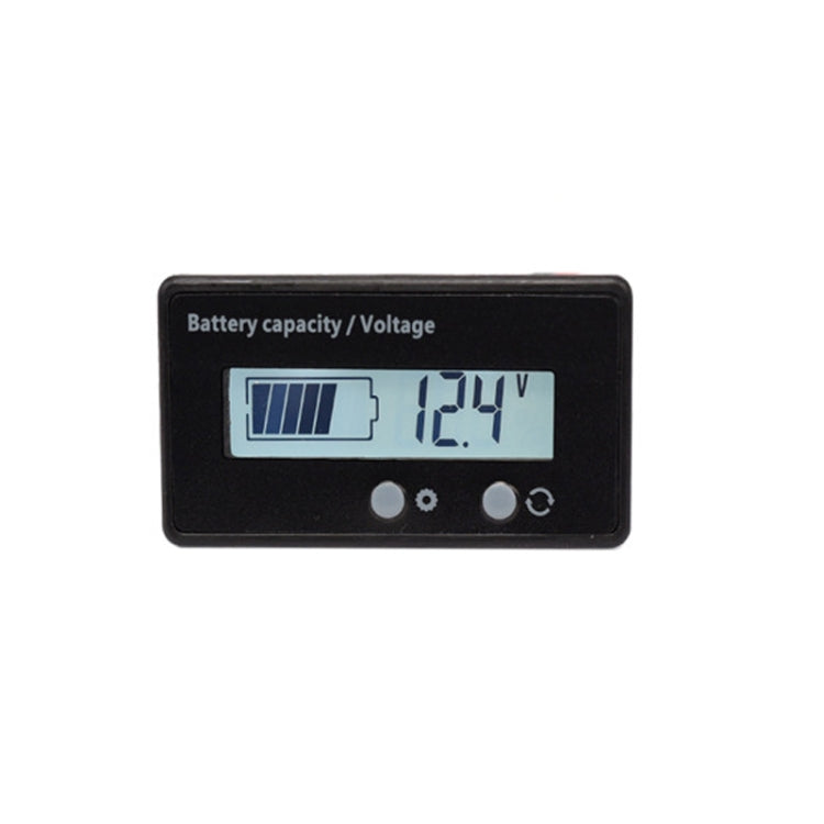 L6133 LCD Electric Motorcycle Power Display, Style: Button Front White Backlight - Electrical Instruments by buy2fix | Online Shopping UK | buy2fix
