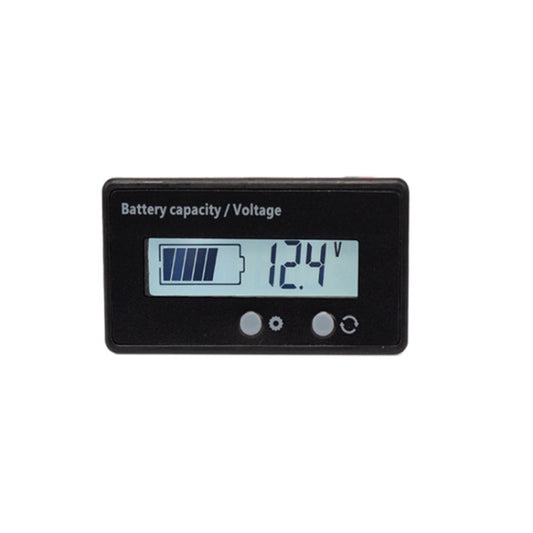 L6133 LCD Electric Motorcycle Power Display, Style: Button Front White Backlight - Electrical Instruments by buy2fix | Online Shopping UK | buy2fix