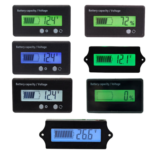 L6133 LCD Electric Motorcycle Power Display, Style: Internal Blue Backlight - Electrical Instruments by buy2fix | Online Shopping UK | buy2fix