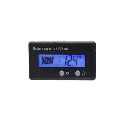 L6133 LCD Electric Motorcycle Power Display, Style: Button Front Blue Backlight - Electrical Instruments by buy2fix | Online Shopping UK | buy2fix
