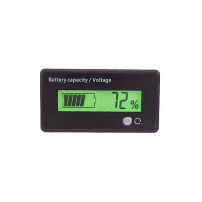 L6133 LCD Electric Motorcycle Power Display, Style: Single Button Green Backlight - Electrical Instruments by buy2fix | Online Shopping UK | buy2fix