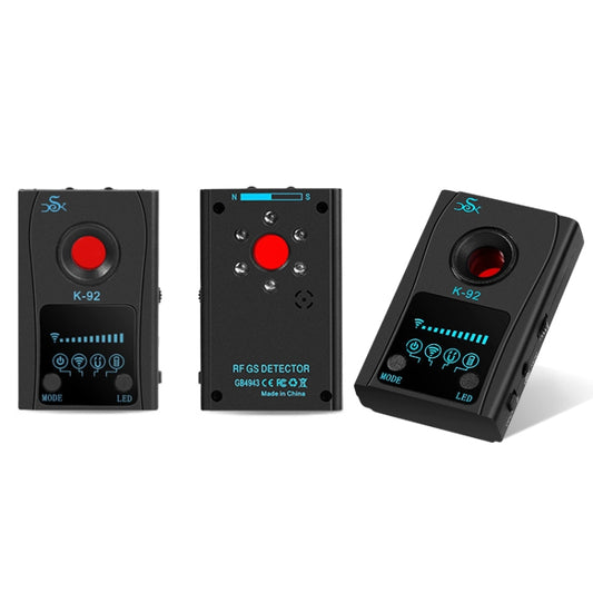 K92 Hotel Anti-candid Shooting Infrared Scanning Camera GPS Anti-location Detector - RF Signal Detector by buy2fix | Online Shopping UK | buy2fix