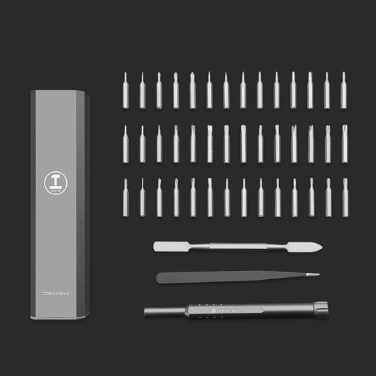 Ensemble de couteaux à vis GREENER, outil de maintenance et de démontage, série : corps en aluminium 44 en 1