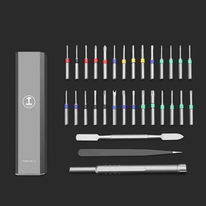 GREENER Screw Knife Set Disassembling Maintenance Tool, Series: 30 In 1 Aluminum Barrel - Screwdriver Set by buy2fix | Online Shopping UK | buy2fix