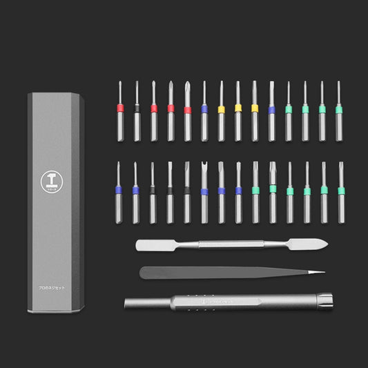 GREENER Screw Knife Set Disassembling Maintenance Tool, Series: 30 In 1 Aluminum Barrel - Screwdriver Set by buy2fix | Online Shopping UK | buy2fix