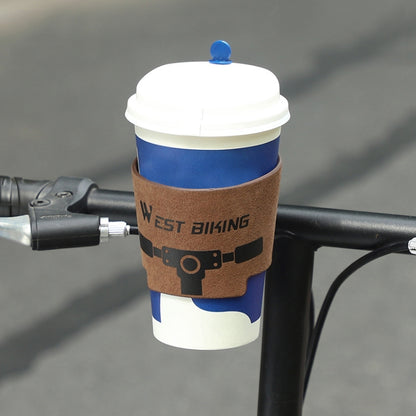 WEST BIKING YP0719298 Bicycle Cup Holder Handlebar Bottle Cage(Brown) by WEST BIKING