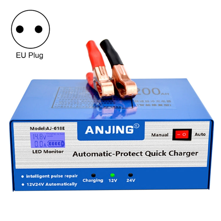 ANJING AJ-618E Battery Charger Car Battery Repairer, Model: EU Plug - Battery Charger by buy2fix | Online Shopping UK | buy2fix
