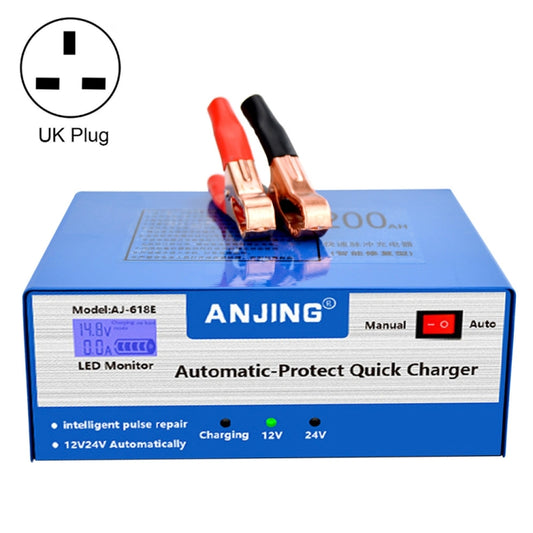 ANJING AJ-618E Battery Charger Car Battery Repairer, Model: UK Plug - Battery Charger by buy2fix | Online Shopping UK | buy2fix