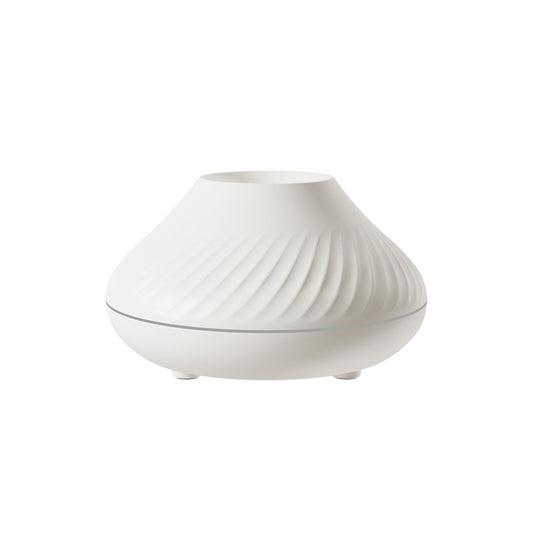 DQ705 Volcanic Flame Aroma Diffuser Essential Oil Lamp Air Humidifier with Color Night Light(Beige) - Air Purifiers & Accessories by buy2fix | Online Shopping UK | buy2fix
