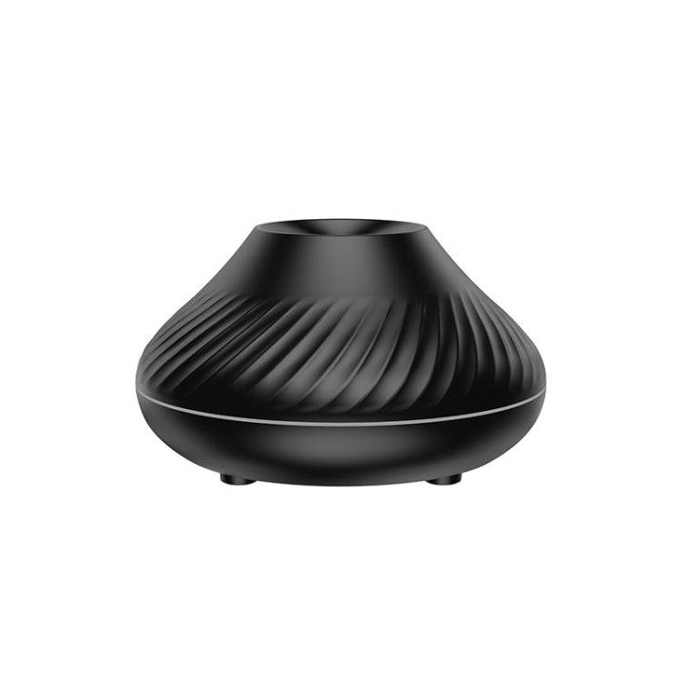 DQ705 Volcanic Flame Aroma Diffuser Essential Oil Lamp Air Humidifier with Color Night Light(Black) - Air Purifiers & Accessories by buy2fix | Online Shopping UK | buy2fix