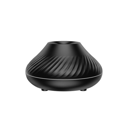 DQ705 Volcanic Flame Aroma Diffuser Essential Oil Lamp Air Humidifier with Color Night Light(Black) - Air Purifiers & Accessories by buy2fix | Online Shopping UK | buy2fix