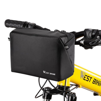 WEST BIKING YP0707298 Bicycle Handlebar Bag Multi-function Messenger Bag Scooter Head Bag(Black) by WEST BIKING