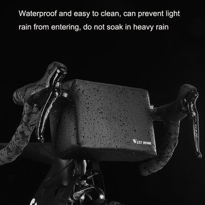 WEST BIKING YP0707298 Bicycle Handlebar Bag Multi-function Messenger Bag Scooter Head Bag(Black) by WEST BIKING