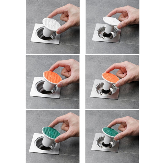 Sewer Deodorant Magnetic Suction Floor Drain Cover, Size: 3cm (Orange) - Filters by buy2fix | Online Shopping UK | buy2fix
