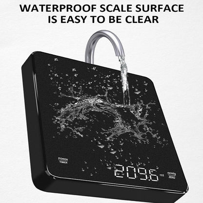 Household LED Electronic Coffee Scale, Specification: Black by buy2fix