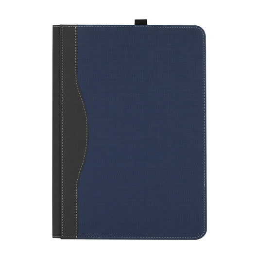 Leather All-inclusive Anti-drop Protective Case For Microsoft Surface Laptop Studio(Herringbone-Dark Blue) - Screen & Keyboard Cover by buy2fix | Online Shopping UK | buy2fix