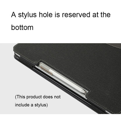 Leather All-inclusive Anti-drop Protective Case For Microsoft Surface Laptop Studio(Cotton Cloth Texture-Black) - Screen & Keyboard Cover by buy2fix | Online Shopping UK | buy2fix